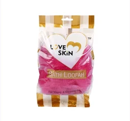 Love Skin Bath Loofah (Red) - 1 pc