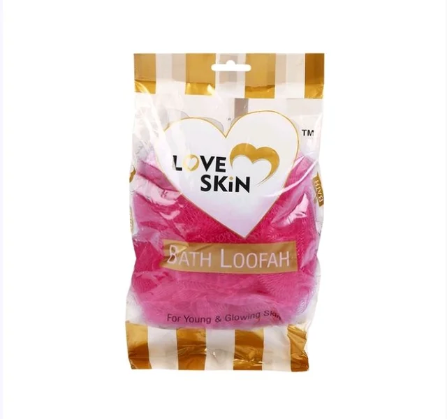 Love Skin Bath Loofah (Red) - 1 pc