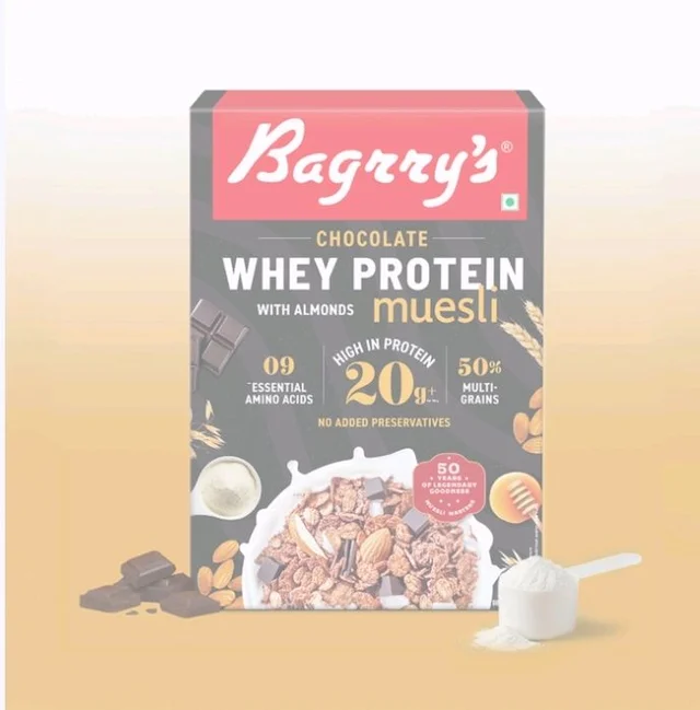 Bagrry's Bagrry's Chocolate Muesli With Whey Protein, Almonds & Oats - 500 g
