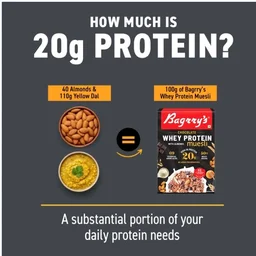 Bagrry's Bagrry's Chocolate Muesli With Whey Protein, Almonds & Oats - 500 g