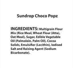 Sundrop Popz Multigran Chocolatey Crunch Fills Kids Cereal - 300 g