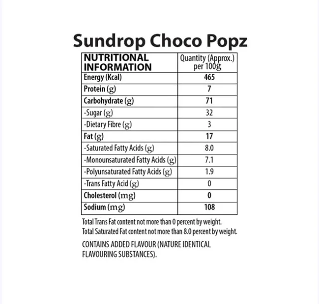 Sundrop Popz Multigran Chocolatey Crunch Fills Kids Cereal - 300 g