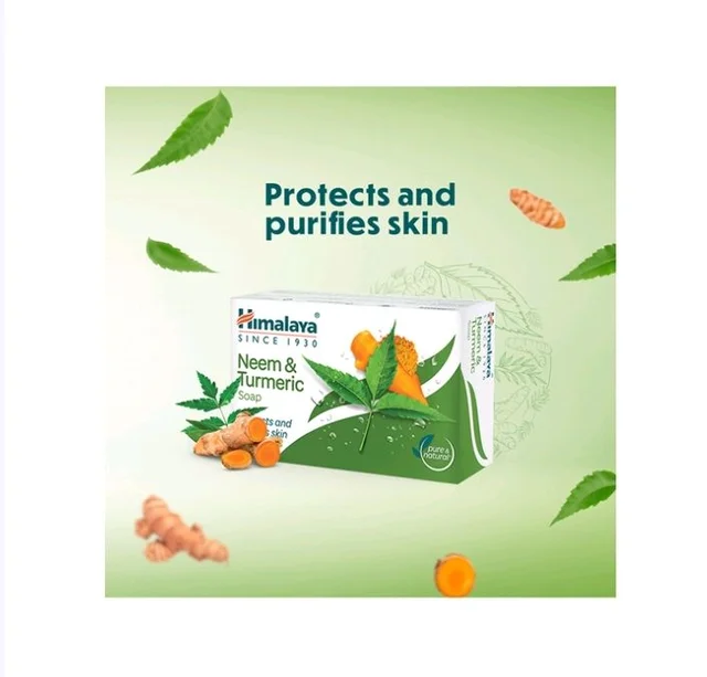 Himalaya Neem & Turmeric Soap - 3×125 g