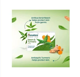 Himalaya Neem & Turmeric Soap - 3×125 g