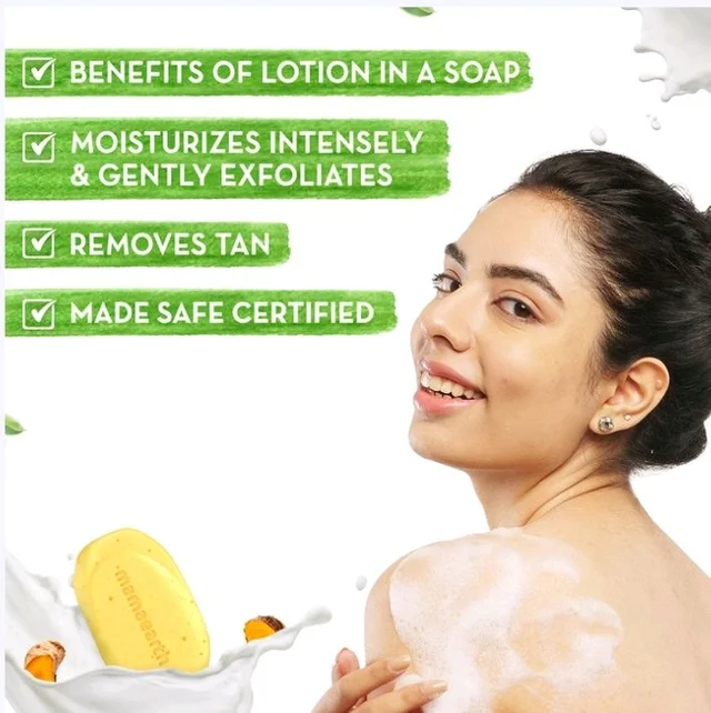 Mamaearth Ubtan Moisturizing Lotion Soap - 4×125 g