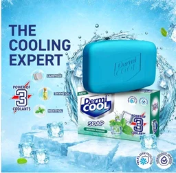 Dermicool Dermi Cool Cooling Bath Soap for Instant Cooling - 4×75 g