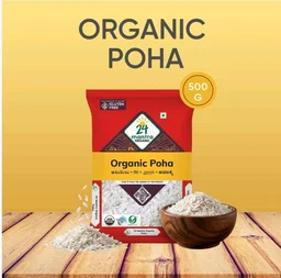 24 Mantra Organic White Poha - 500 g