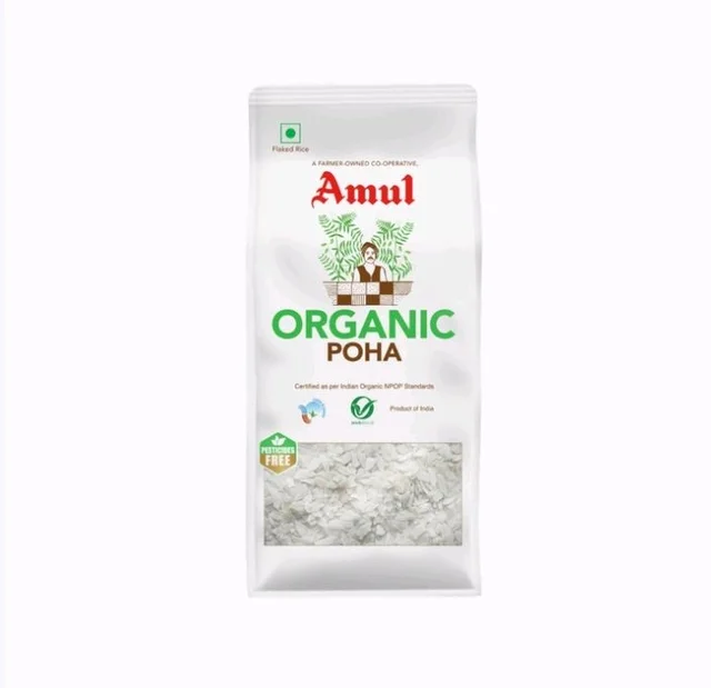 Amul Organic White Poha - 500 g