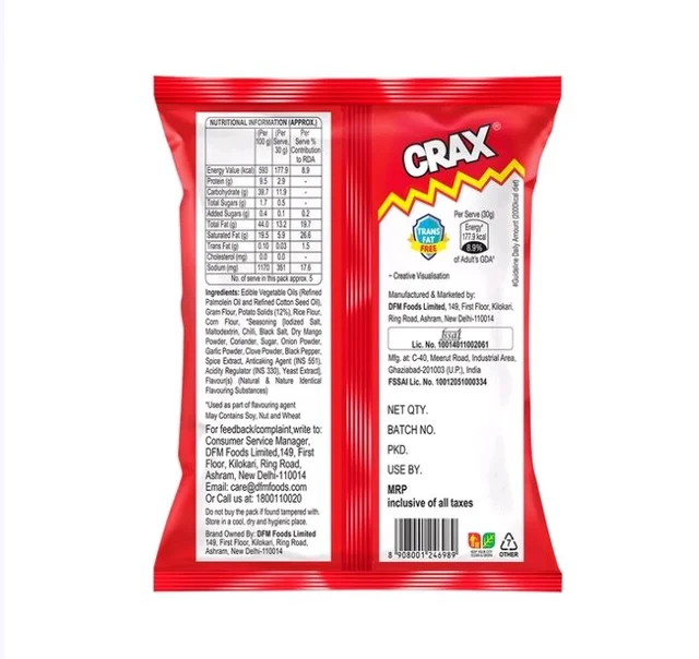 Crax Aloo Bhujia Namkeen Snacks - 171 g