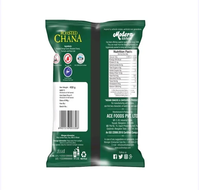 Modern Kitchens Roasted Chana - 2×450 g