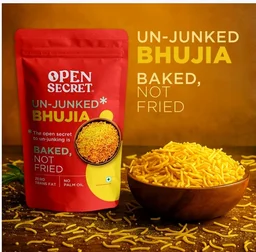 Open Secret Baked (Not Fried) Bhujia Namkeen - Healthy Snacks - 175 g