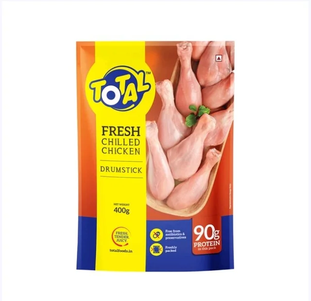 Total Chicken - Chicken Drumstick - 2 x 400 g (2 x (4 - 5 pcs))