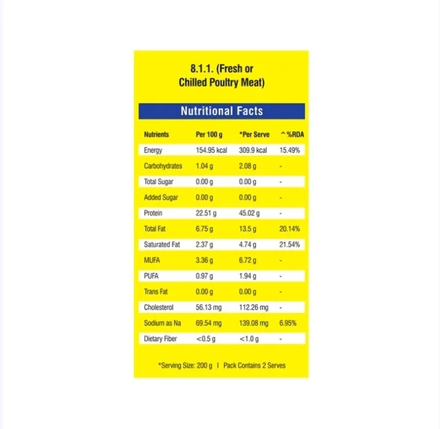 Total Chicken - Chicken Drumstick - 2 x 400 g (2 x (4 - 5 pcs))