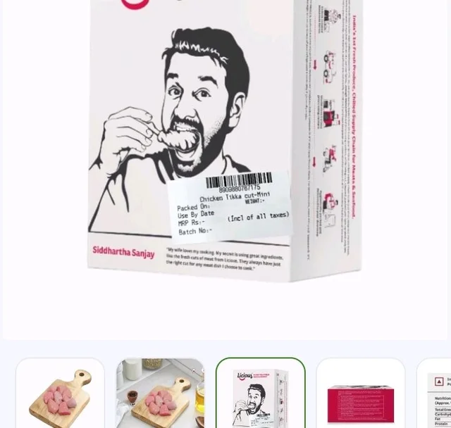 Licious Mini Chicken Tikka Cut - 250 g