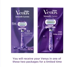 Gillette Venus Smooth Curves Swirl Cartridge Women's Razor - 1 pc