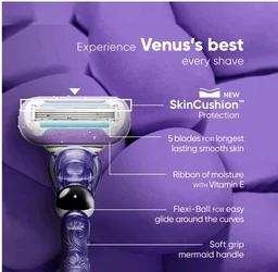 Gillette Venus Smooth Curves Swirl Cartridge Women's Razor - 1 pc