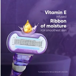 Gillette Venus Smooth Curves Swirl Cartridge Women's Razor - 1 pc