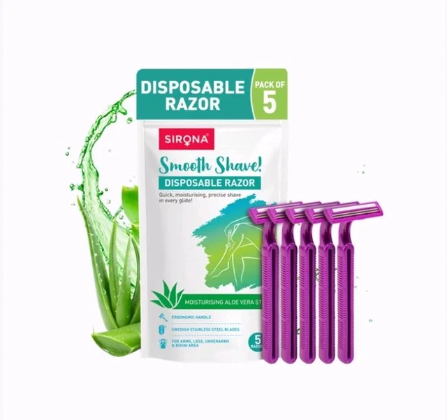 Sirona Aloe-Boost Disposable Women's Razor - 5pcs