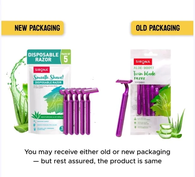 Sirona Aloe-Boost Disposable Women's Razor - 5pcs