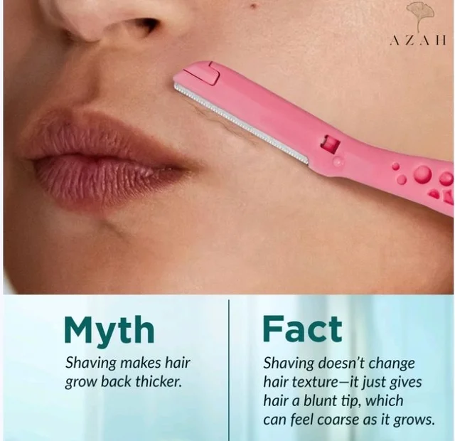 Azah Reusable Face Razor for Women with German Blade - 3 pcs