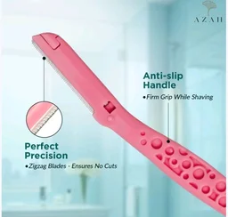 Azah Reusable Face Razor for Women with German Blade - 3 pcs