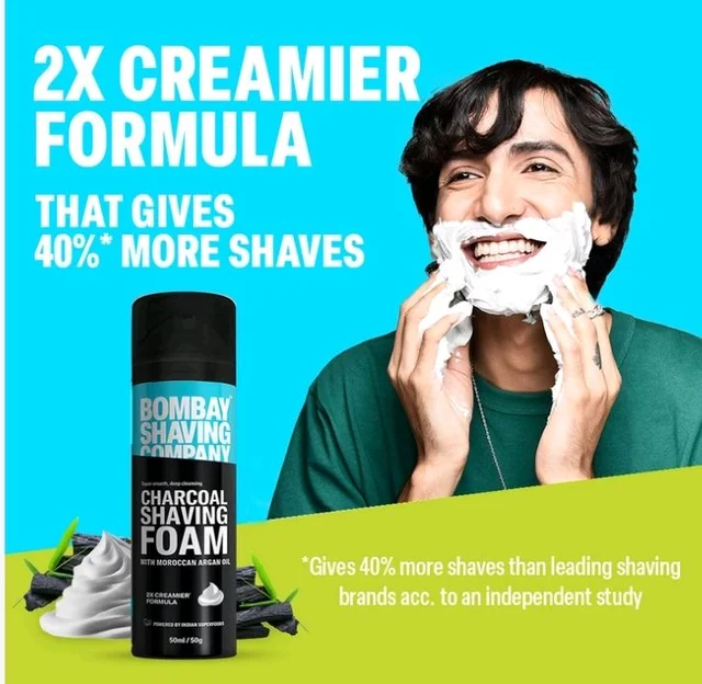 Bombay Shaving Company Sensi Smart 3 Razor & Charcoal Shaving Foam Combo - 1 pack