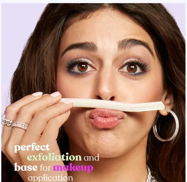 Bombae Biodegradable Face Razor for Women - 3 pcs