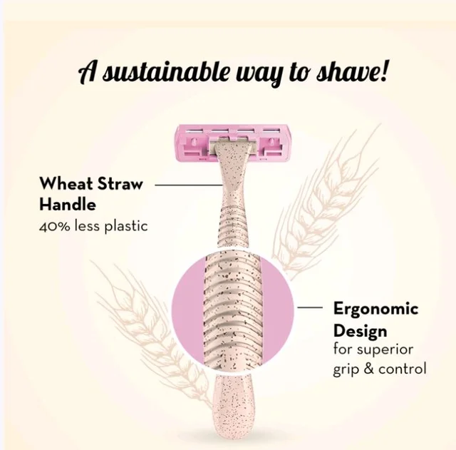 Plush Eco Body Disposable Women's Razor - 3 pcs