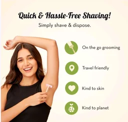 Plush Eco Body Disposable Women's Razor - 3 pcs