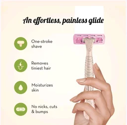 Plush Eco Body Disposable Women's Razor - 3 pcs