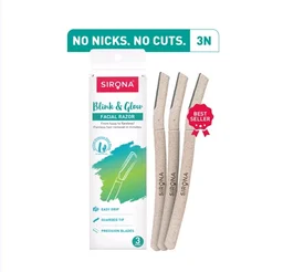 Sirona Blink & Glow Face Razor for Women - 3 pcs