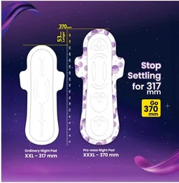Pro-ease Ultra Night Assure Sanitary Pads - 15 pcs