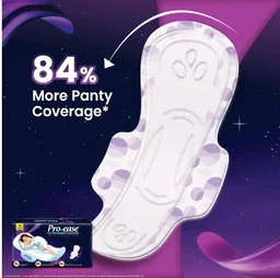 Pro-ease Ultra Night Assure Sanitary Pads - 15 pcs
