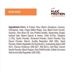 RiteBite Max Protein Peri Peri 10 g Protein Multigrain Chips - 2 x 60 g
