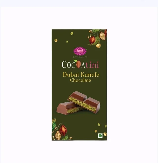 Karachi Bakery Dubai Kunafa Chocolate Bar - 90 g