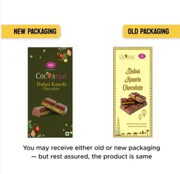 Karachi Bakery Dubai Kunafa Chocolate Bar - 180 g