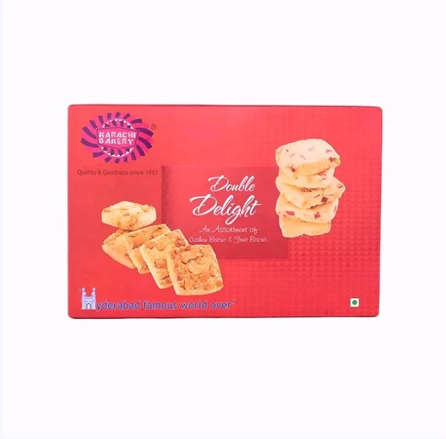 Karachi Bakery Double Delight Cashew & Fruit Bakery Cookies - 400 g