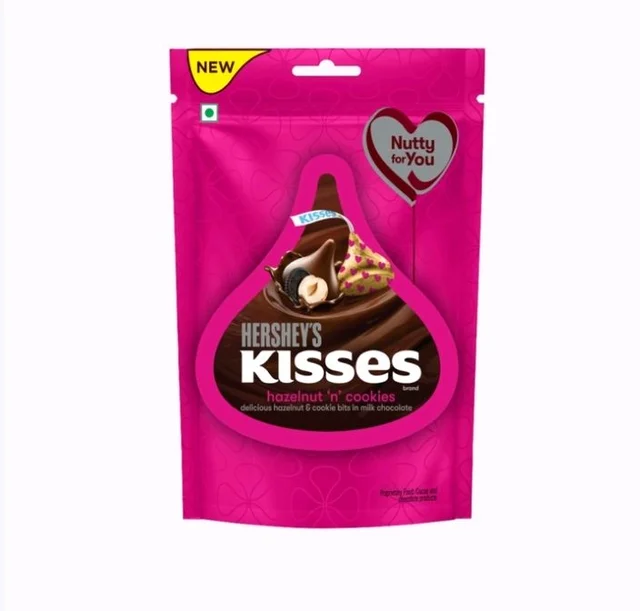 Hershey's Kisses Hazelnut n Cookies Milk Chocolate Pack - 100.8 g