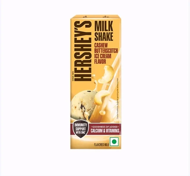 Hershey's Milkshake (Cashew Butterscotch Ice Cream Flavor) - 180 ml