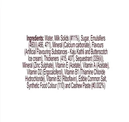 Hershey's Milkshake (Cashew Butterscotch Ice Cream Flavor) - 3 x 180 ml