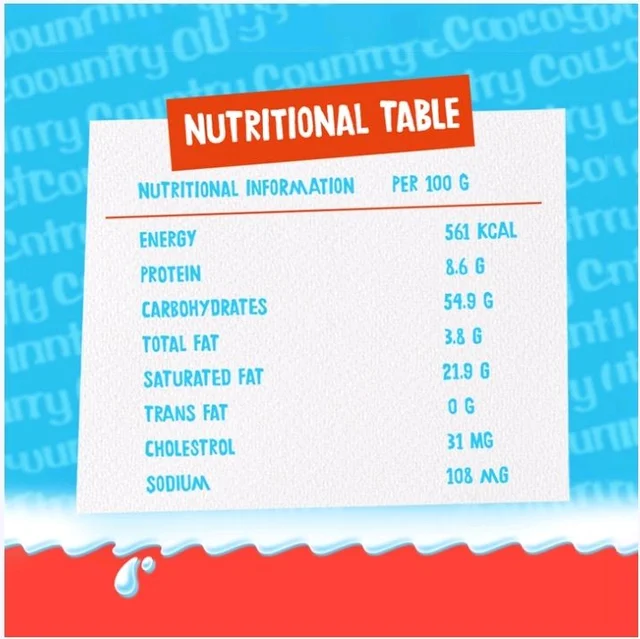 Kinder Country Milk Chocolate Bar - 23.5 g