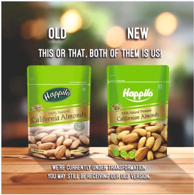 Happilo Premium Natural Californian Almonds (Badam) - 200 g