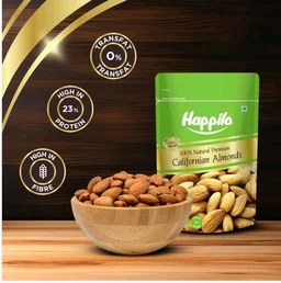 Happilo Premium Natural Californian Almonds (Badam) - 200 g
