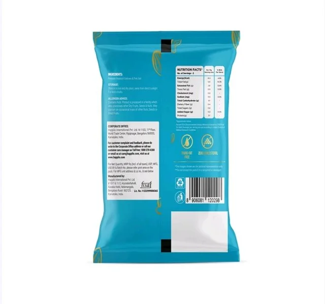 Happilo Premium Salted Roasted Flavoured Cashew (Swadisht Kaju) - 35 g