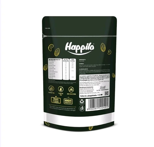 Happilo Premium Raw Authentic Chia Seeds - 200 g