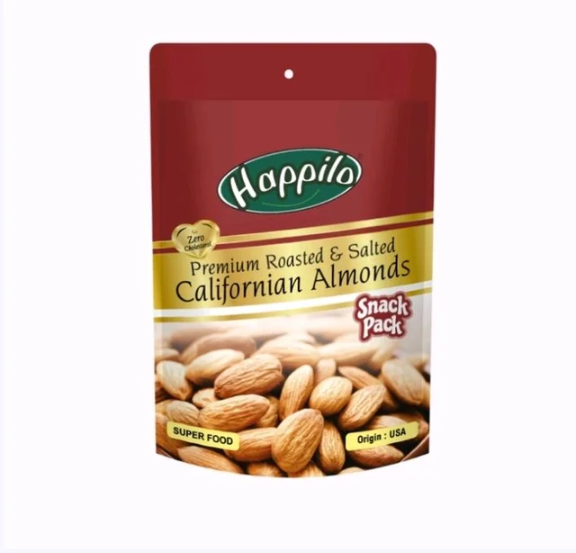 Happilo Premium Roasted & Salted Californian Flavoured Almonds (Swadisht Badam) - 35 g
