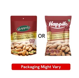 Happilo Premium Roasted & Salted Californian Flavoured Almonds (Swadisht Badam) - 35 g