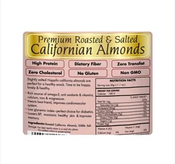 Happilo Premium Roasted & Salted Californian Flavoured Almonds (Swadisht Badam) - 35 g