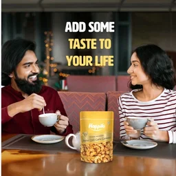 Happilo Butter Chilli Garlic Flavoured Cashew (Swadisht Kaju) - 160 g