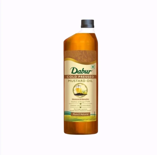 Dabur Cold Pressed Mustard Oil - 1 ltr